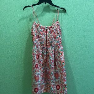 Coral summer dress